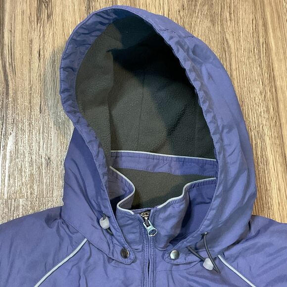 Pacific‎ Trail London Fog Fleece Lined Jacket Hooded Parka Coat Blue Size Large - Picture 4 of 13